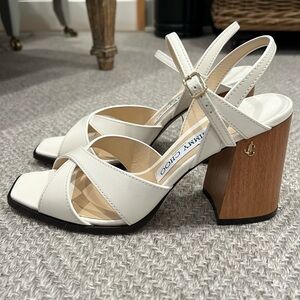 Jimmy Choo Joya 85 sandals 36.5 NWOT